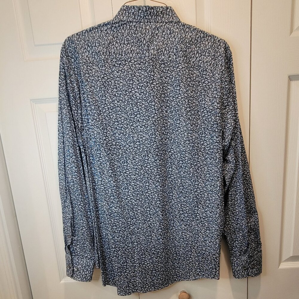 PERRY ELLIS FLORAL SHIRT SZ L MEN'S - Picture 7 of 13
